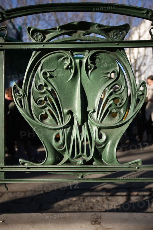 Abbesses metro station in Paris