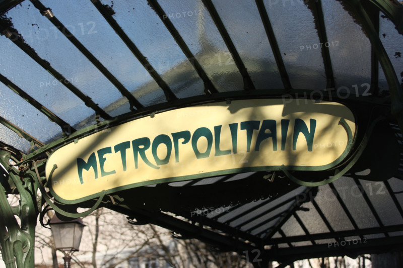 Abbesses metro station in Paris
