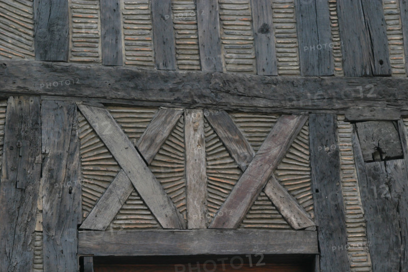 France, Haute Normandie, Seine Maritime, Rouen, rue beffroy, vieux Rouen, habitat traditionnel, maisons a pans de bois, pignon, colombages, medieval, vieux quartier historique,