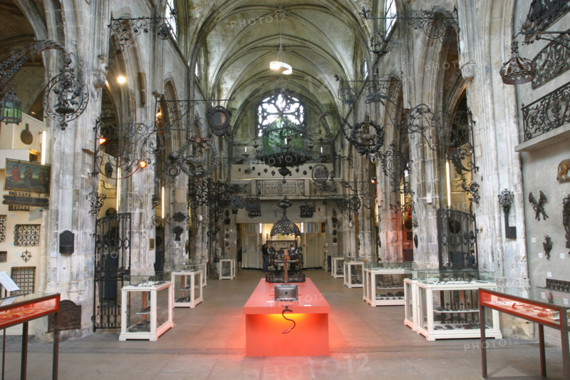 France, Haute Normandie, Seine Maritime, Rouen, musee Le Secq des Tournelles, 
musee de la ferronnerie d'art, patrimoine, culture, tradition, ancienne eglise Saint-Laurent,
