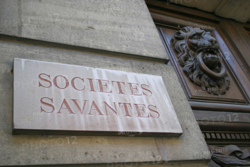 France, Haute Normandie, Seine Maritime, Rouen, societes savantes
rue beauvoisine, plaque gravee, hotel particulier, porte lion,