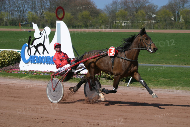 France, Basse Normandie, Manche, Cotentin, Cherbourg, hippodrome de la glacerie, courses de trot, hippisme, cheval trotteur, sulky, driver,