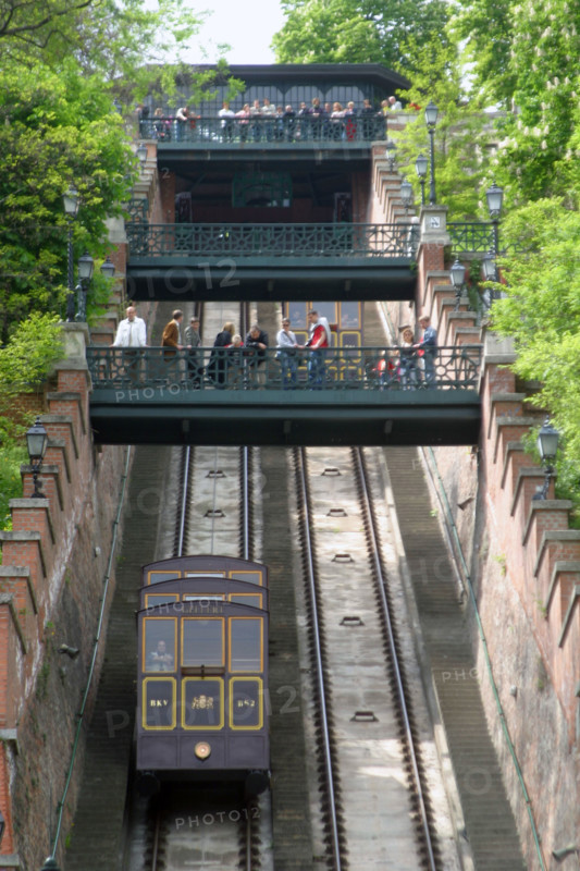 europe, funicular going up to  varnegyed