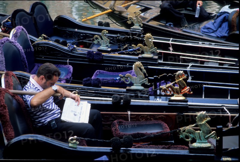 venice, gondola