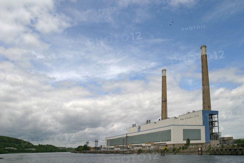 France, region ile de france, yvelines, porcheville, centrale electrique, thermique, seine, energie, edf, electricite, environnement, developpement durable,