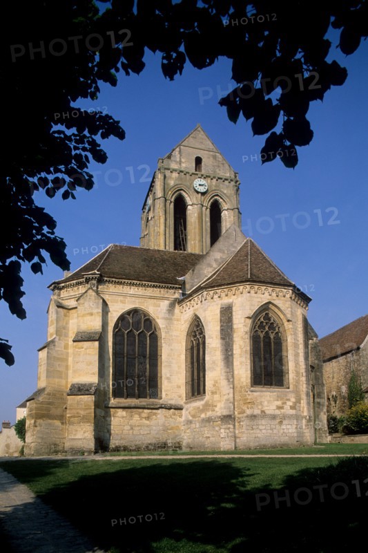 France, ile de france, val d'oise, auvers sur oise, eglise d'auvers, vincent van gogh, peintre, sujet de tableau,