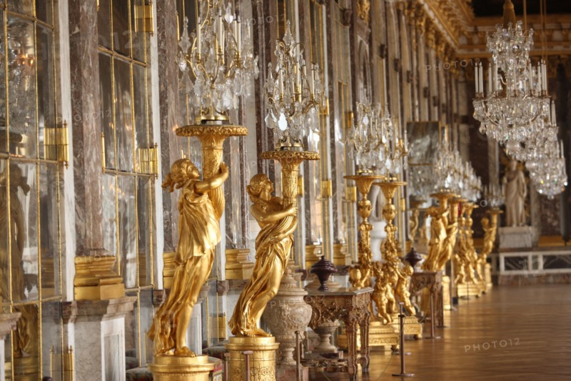 France, ile de france, yvelines, versailles, chateau de versailles, galerie des glaces,
