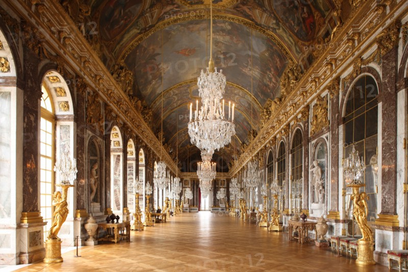 France, ile de france, yvelines, versailles, chateau de versailles, galerie des glaces,