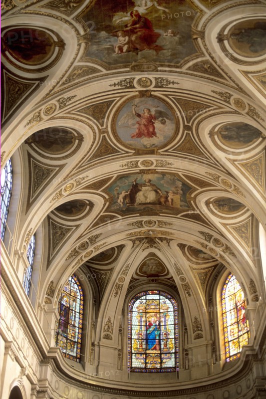 France, ile de france, paris 1er arrondissement, 284 rue saint honore, eglise saint roch,