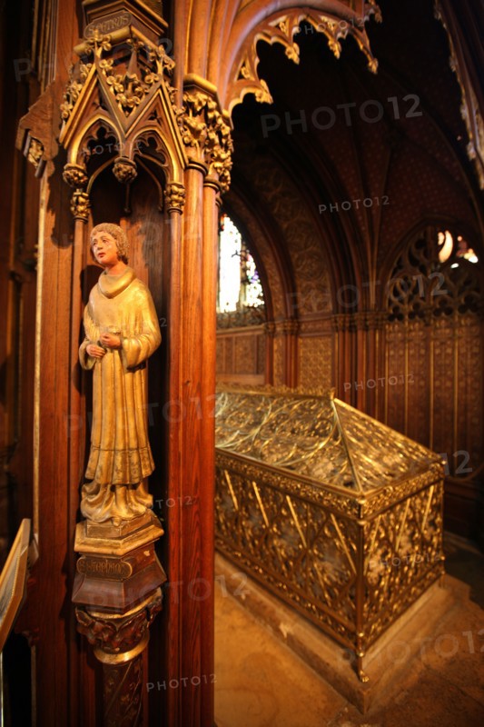 France, ile de france, paris 5e, quartier latin, eglise saint etienne du mont, religion catholique, place saint etienne du mont, quartier pantheon, interieur, chapelle sainte genevieve,