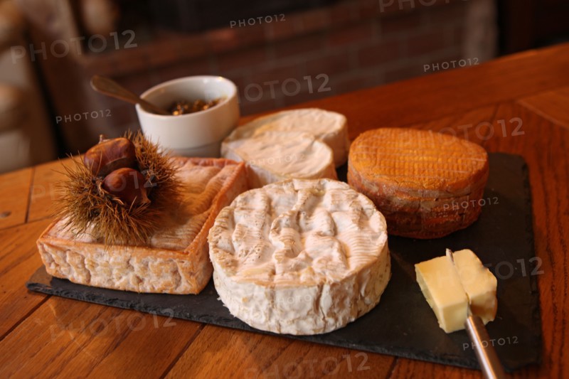 France, Basse Normandie, calvados, tracy sur rmer, bienvenue a la ferme, ferme de la rosiere, hebergement, brigitte et roland etienne, gastronomie, chambre d'hotes, plateau de fromages,