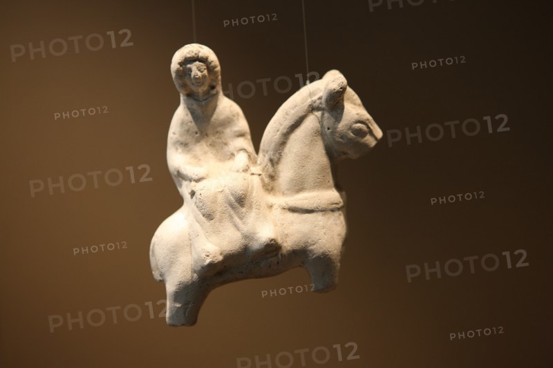 France, Haute Normandie, eure, pays d'evreux, evreux, archeveche, musee municipal, salle gallo romaine, statuette d'epona,