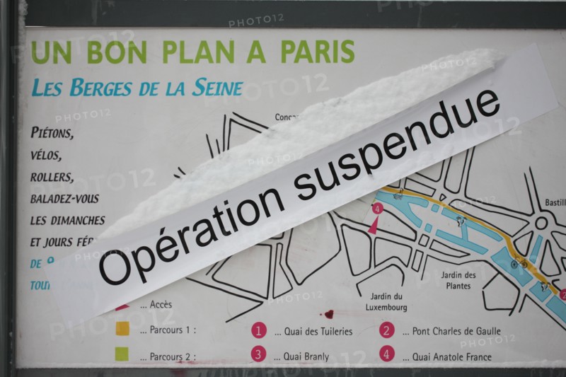 Paris sous la neige