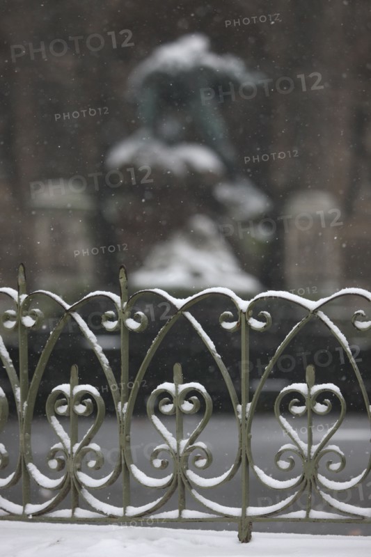 Paris sous la neige