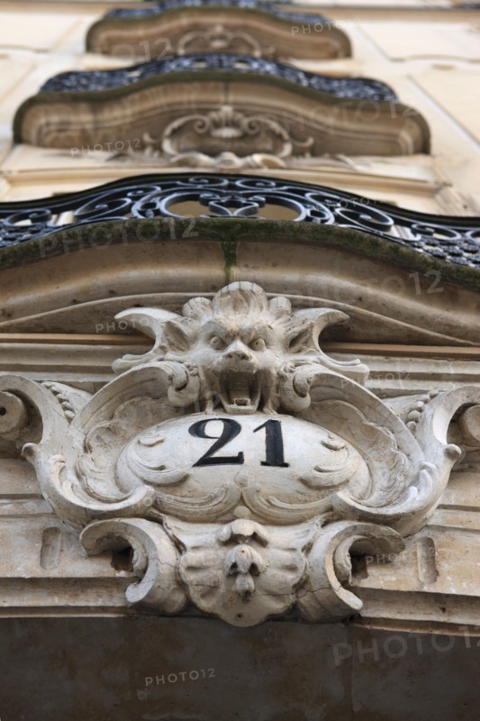 France, Detail of a mascaron