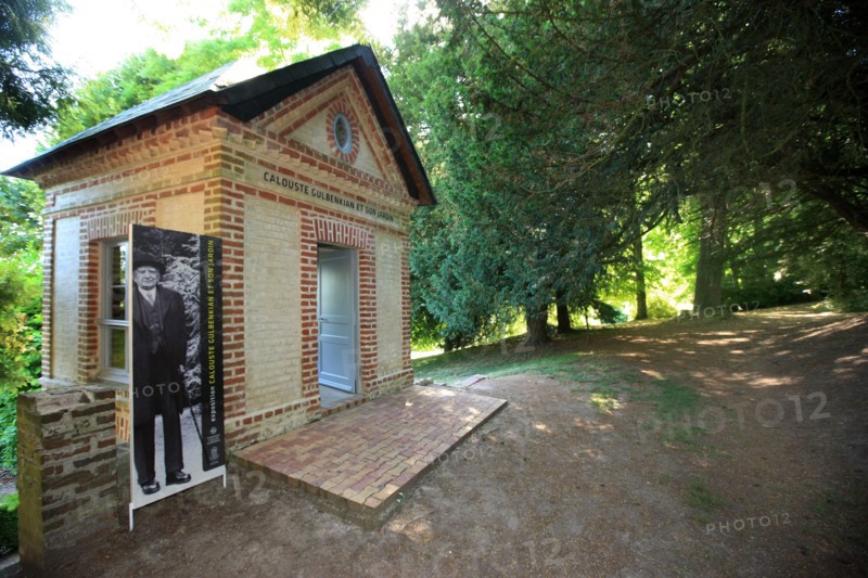 France, Basse Normandie, Calvados, cote fleurie, Deauville, parc calouste gulbenkian, autrefois appele parc des enclos,