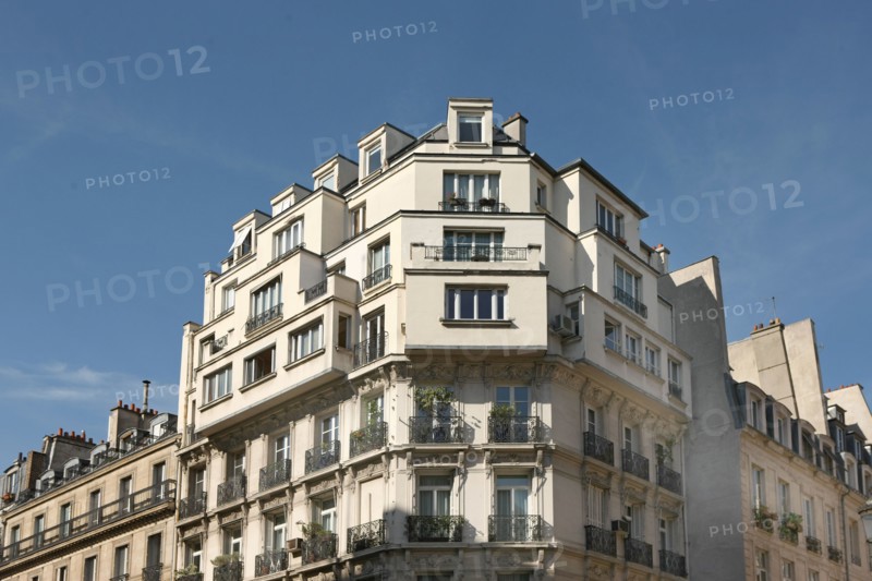 France, Ile de France, paris 1er arrondissement, 138 rue de rivoli, hauts inattendus, elevation, immeuble,