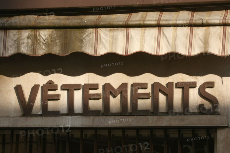 France, Clothes shops