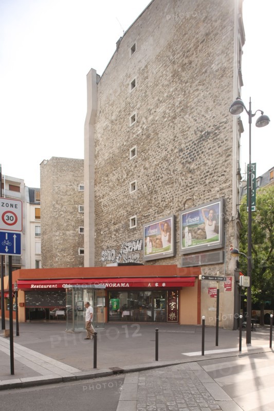 France, Ile de France, paris 13e arrondissement, rue du dr magnan, facades brutes, immeuble,