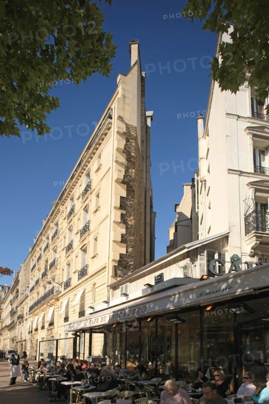 France, Ile de France, paris, 16e arrondissement, angle place du trocadero et avenue d'eylau,