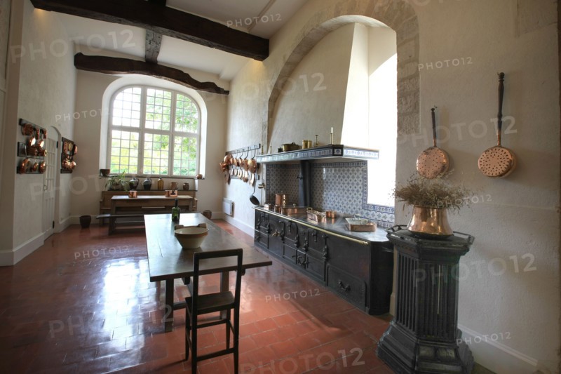 France, Haute Normandie, eure, pont de l'arche, abbaye de bonport, monument historique, abbaye cistercienne, cuisines,