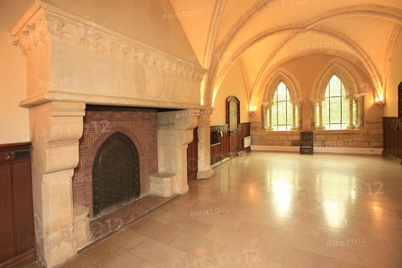 France, Haute Normandie, eure, pont de l'arche, abbaye de bonport, monument historique, abbaye cistercienne, salle du chapitre,