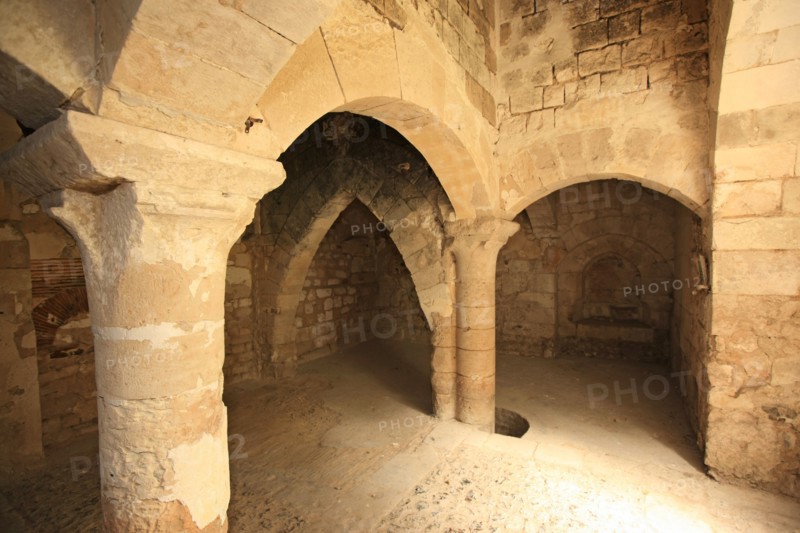France, Haute Normandie, eure, pont de l'arche, abbaye de bonport, monument historique, abbaye cistercienne, vestiges de l'ancienne cheminee des cuisines,