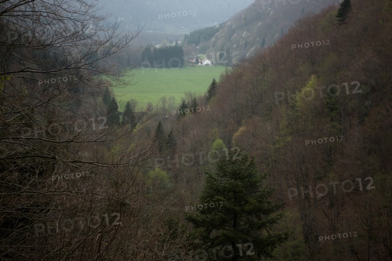 France, franche comte, jura, menetrux en joux, cascades du herisson, pays des lacs, eau, chutes, paysage, nature, hiver,