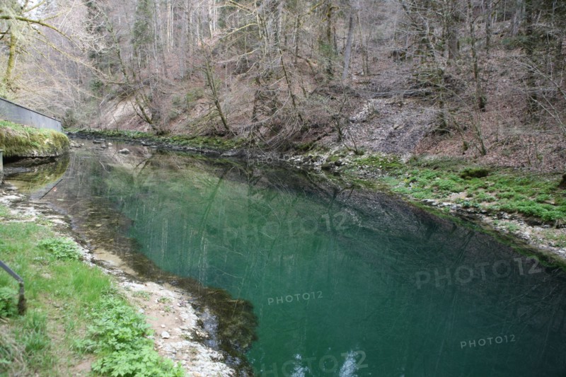France, franche comte, jura, nozeroy, source de l'ain, pays des lacs, eau, paysage, nature, hiver,