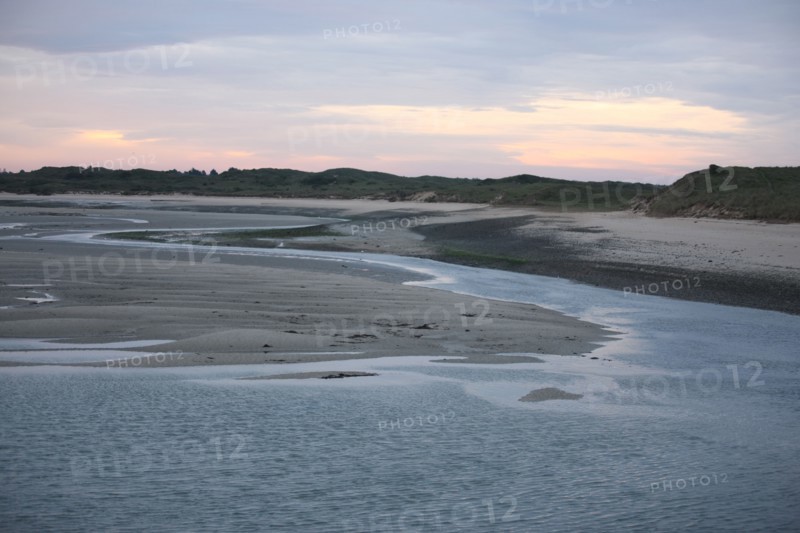 France, Basse Normandie, manche, cote des havres, portbail, littoral, mer, port, bateaux, maree basse, bancs de sable,
