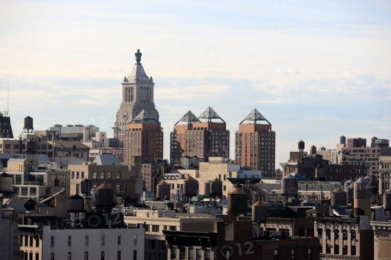 usa, etat de New York, New York City, Manhattan, tours, depuis la terrasse de l'hotel Four Points by Sheraton, 160W 25th street, reservoirs, vue sur union square,