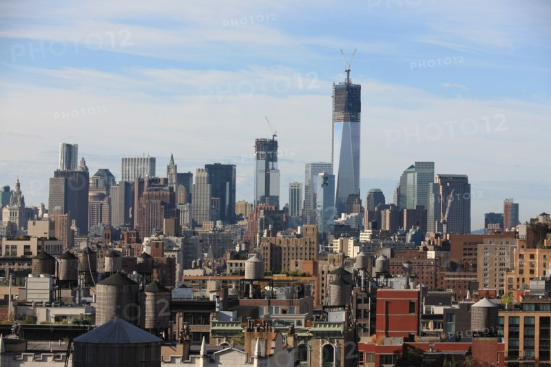 usa, etat de New York, New York City, Manhattan, Chelsea, buildings, reservoirs, depuis la terrasse de de l'hotel Four Points by Sheraton, 160W 25th, empire state,