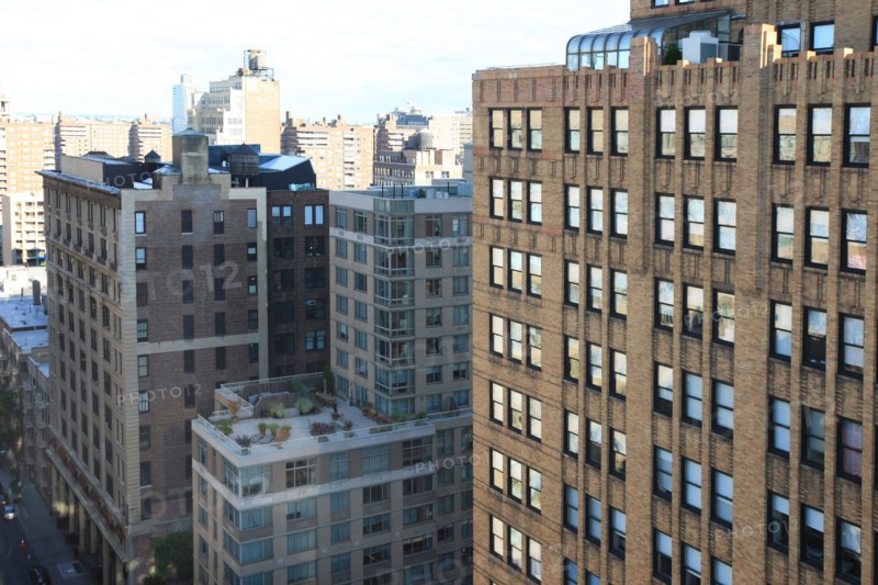 usa, etat de New York, New York City, Manhattan, Chelsea, buildings, reservoirs, depuis la terrasse de de l'hotel Four Points by Sheraton, 160W 25th,