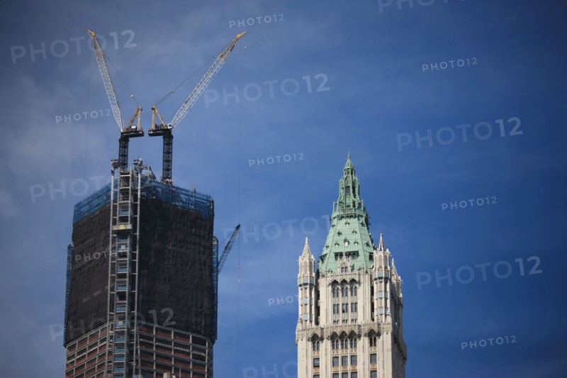 usa, etat de New York, New York City, Manhattan, financial district, pointe de Manhattan, building,