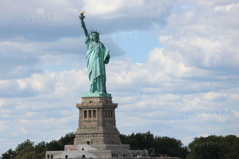 usa, etat de New York, New York City, Manhattan, financial district, pointe de Manhattan, ferry pour Staten Island, buildings, baie, bateaux, statue de la liberte, Bartholdi,