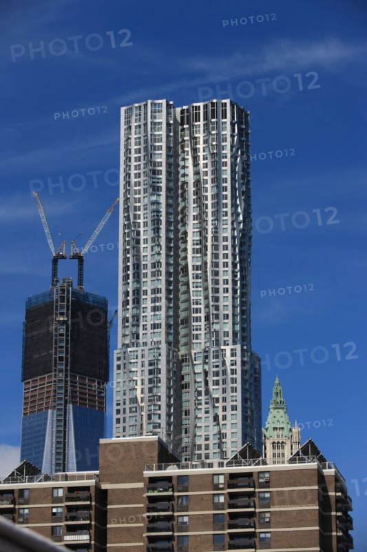 usa, etat de New York, New York City, Manhattan, financial district, pointe de Manhattan, building,