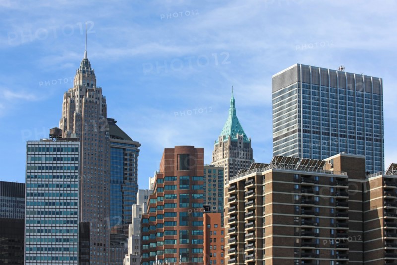 usa, etat de New York, New York City, Manhattan, financial district, pointe de Manhattan, building,