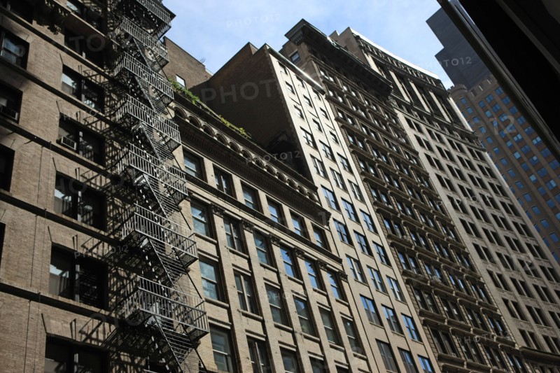 usa, etat de New York, New York City, Manhattan, financial district, buildings,