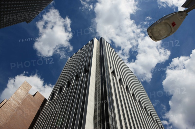 usa, etat de New York, New York City, Manhattan, financial district, pointe de Manhattan, ferry pour Staten Island, buildings,
