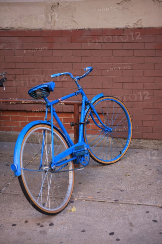 usa, state of New York, NYC, Manhattan, Soho, velo bleu,