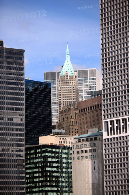 usa, etat de New York, New York City, Manhattan, financial district, pointe de Manhattan, ferry pour Staten Island, buildings, baie, bateaux, statue de la liberte, Bartholdi,