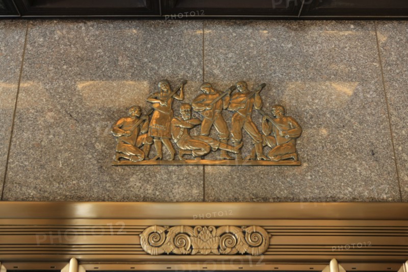 usa, etat de New York, New York City, Manhattan, Broadway, vers Rockfeller Center, buildings, rue, radio city, music hall,