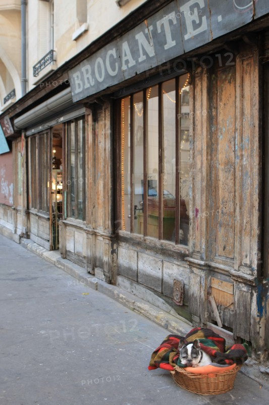France, ile de france, paris 11e arrondissement, rue du marche popincourt, brocantes, la belle lurette, 
Date : 2011-2012