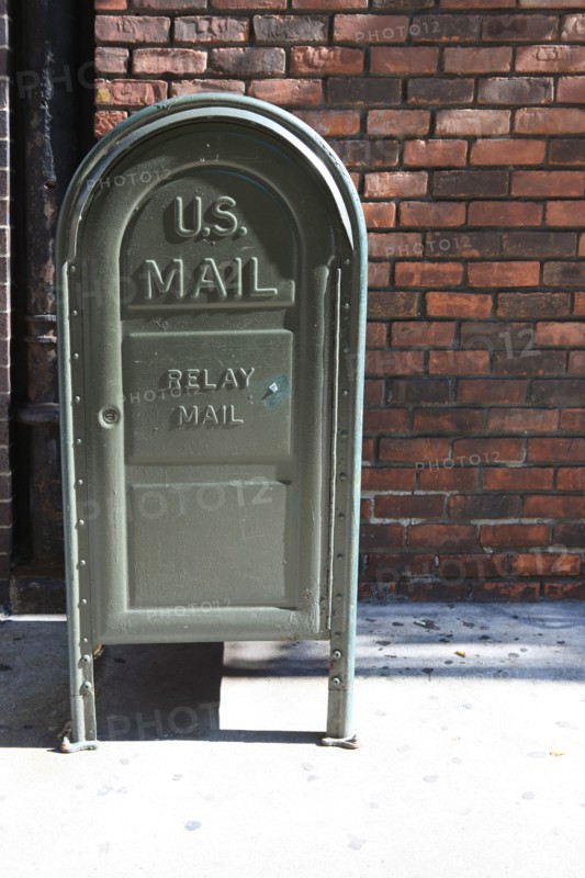 usa, state of New York, NYC, Manhattan, Broadway, boite a lettres us mail,