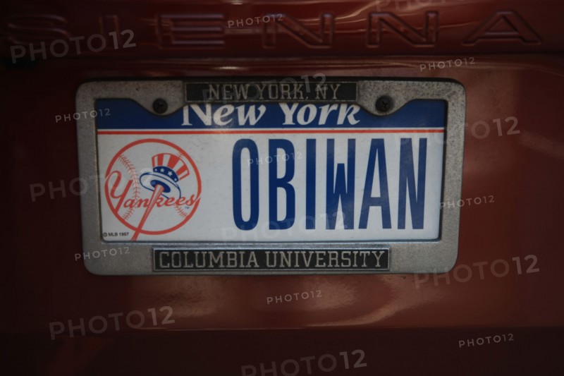 usa, state of New York, NYC, Manhattan, Soho, plaque d'immatriculation, voiture, obiwan,