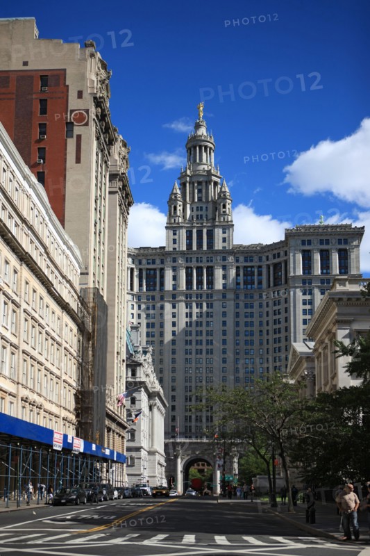 usa, state of New York, NYC, Manhattan, Broadway, building, mairie,