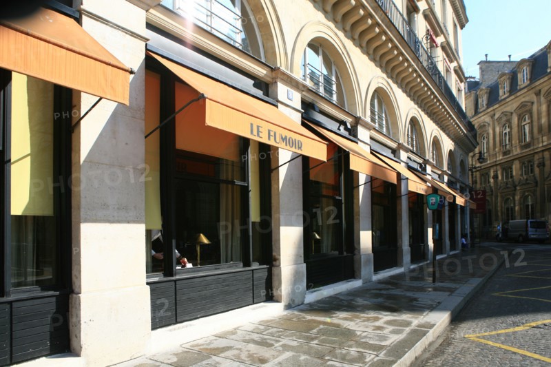 France, ile de france, paris 1er arrondissement, 6 rue de l'Amiral de Coligny, le fumoir, bar, restaurant, 
Date : 2011-2012