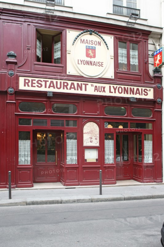 France, ile de france, paris, 10e arrondissement, 32 rue saint marc, restaurant aux lyonnais, gastronomie regionale, 
Date : 2011-2012
