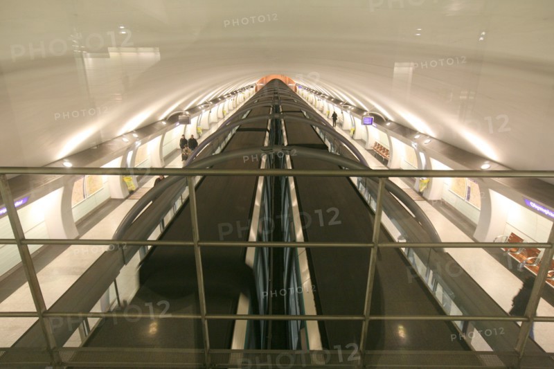 paris 13, station de metro, olympiades, ligne 14 ouverte en 2007
Date : 2011-2012