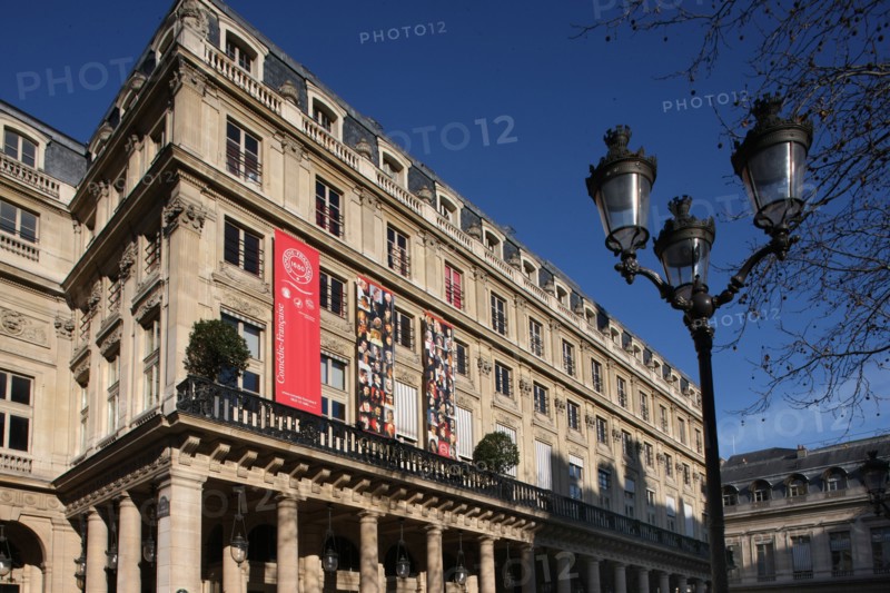 France, ile de france, paris 1er arrondissement, place colette, comedie francaise, theatre francais, colonnade, culture, spectacle, 
Date : 2011-2012